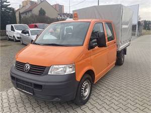 VW TRANSPORTER DOKA R07 1.9TDI VALNÍK 6míst,PO GO A STK,DPH